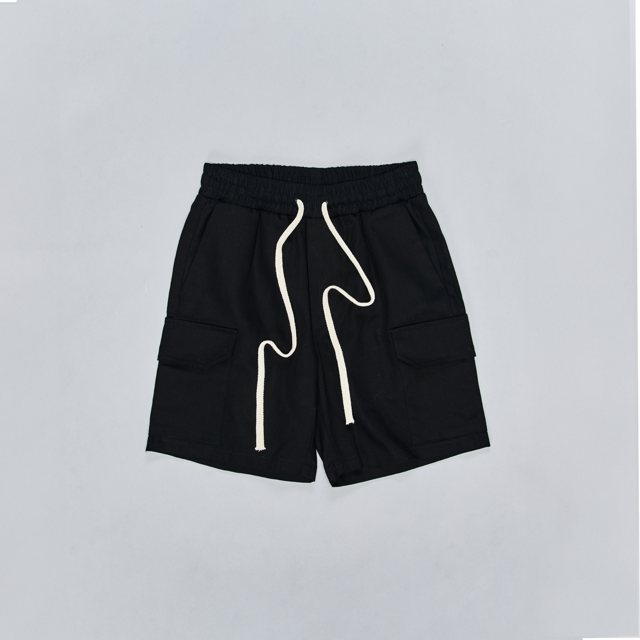 BLK GABARDINE SHORT