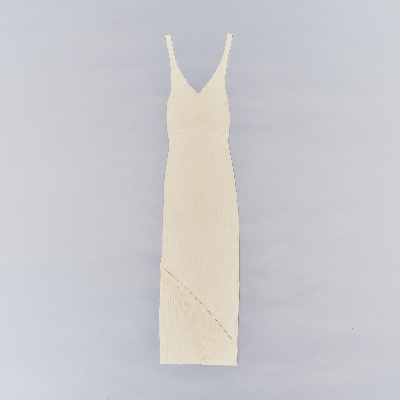 UNDERWIRED RUBBER MIDI DRESS