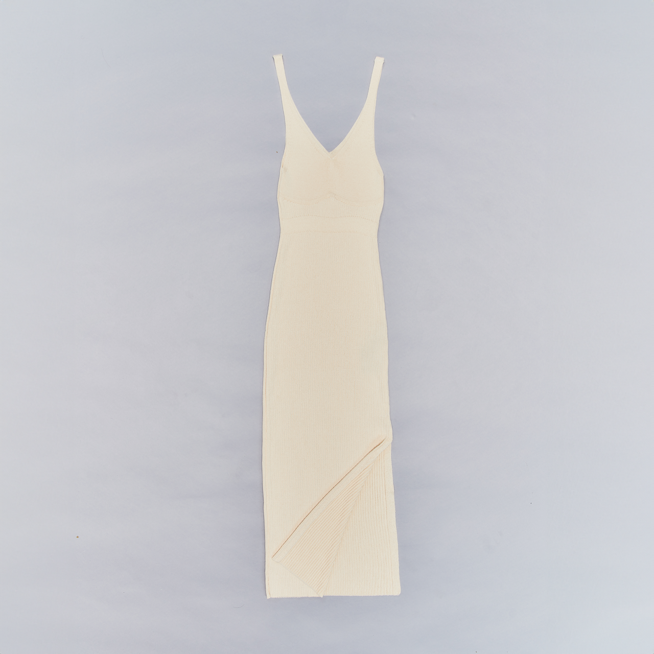 UNDERWIRED RUBBER MIDI DRESS